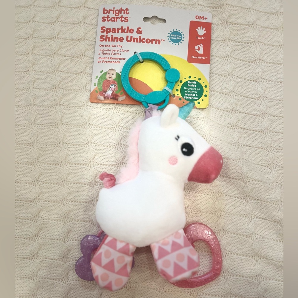 Unicorn teether toy